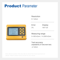 Laboratory Automatic Digital Display Temperature Electric High Precision Stainless Steel Concrete Electrical Resistivity Meter