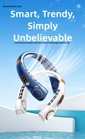 Portable USB Rechargeable cou ventilateur cinq vitesses refroidissement rapide carreaux de glace portable Volume d'air dispositif de refroidissement voiture de poche en plein air