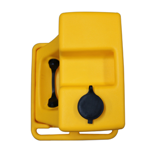 Estación <span class=keywords><strong>de</strong></span> <span class=keywords><strong>Lavado</strong></span> <span class=keywords><strong>de</strong></span> <span class=keywords><strong>Ojos</strong></span> <span class=keywords><strong>de</strong></span> Emergencia Portátil <span class=keywords><strong>de</strong></span> 16 Galones con Carro, Fabricada en Material LDPE para Inspección en Fábrica - Product Image 3