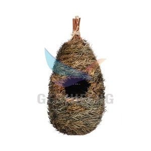 Nido d'uccello d'erba appeso 100% puro fatto a mano - Product Image 3