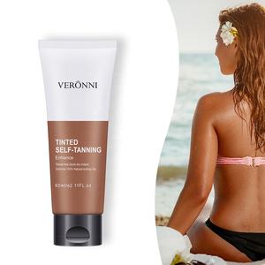 Autobronzant bronzant visage corps crème corps bronzant sans soleil pour jour fond de teint 60ml bronzage accélérateur crème bronzage Lotion - Product Image 5