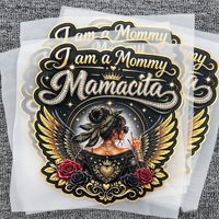 Transferts DTF mats à peler à chaud ou à froid, motifs animaux de dessin animé Joyeux Noël, prêts à presser, pour impression sérigraphique et transfert thermique sur T-shirt