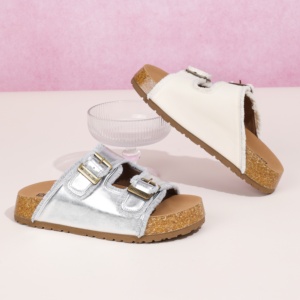 <span class=keywords><strong>Sandalias</strong></span> Planas Personalizadas con Doble Hebilla, Ligeras y Transpirables para Verano, Estilo <span class=keywords><strong>Birkenstock</strong></span>, de Corcho, Deslizables, con Correa Ajustable, Desechables, OEM, para <span class=keywords><strong>Mujer</strong></span> - Product Image 2