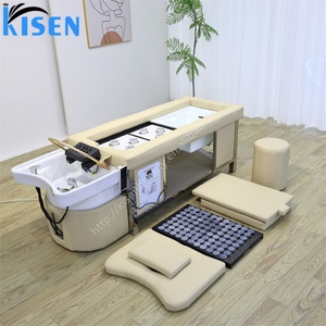 Kisen Multi-functional Salon <b>Table</b> Sauna Bed Shampoo Head Spa Foot <b>Bath</b> Bed Moxa-moxibustion Medication Funiture - Product Image 3