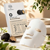 Masques en tissu pour le visage à la truffe noire fermentée, revitalisants, anti-âge, réparateurs des rides, antioxydants, hydratants, raffermissants, pour un éclat renouvelé