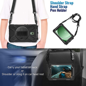 2019 Hot Bán chân đế Rugged trường hợp khó khăn cho Samsung Galaxy Tab hoạt động 5 X300 x306b với dây đeo vai - Product Image 5