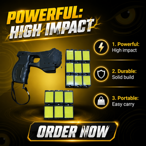 X26 - Juego de Llavero con Pistola de Juguete de Control Remoto de Larga Distancia de 5 Metros, con Bala, para Accesorios de Caza y Defensa Personal - Product Image 1