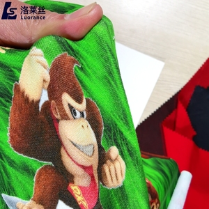 Tùy Chỉnh Phim Hoạt Hình Thiết Kế Kỹ Thuật Số In 95% <span class=keywords><strong>Cotton</strong></span> 5% Spandex <span class=keywords><strong>Cotton</strong></span> Hữu Cơ Pháp Terry Lông Cừu Vải Cho Hoodies - Product Image 4