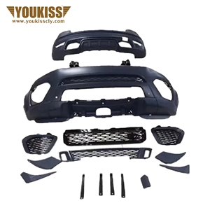 Kits de carrocería de piezas de reacondicionamiento de coche Youkiss para Land Rover <span class=keywords><strong>Evoque</strong></span> Upgrade <span class=keywords><strong>SVR</strong></span> con difusor trasero de rejilla con puntas Flog Lamp Grille - Product Image 1