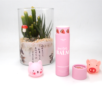 Tubo de Bálsamo Labial de Papel Personalizado OEM, Envase de Cartón para Lápiz Labial, Tubo Cosmético Redondo de Kraft, MOQ Bajo