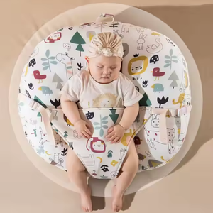 Gran oferta, cojín de alimentación reclinable antivómitos, almohada de <span class=keywords><strong>lactancia</strong></span> tejida, espuma viscoelástica, Algodón puro, dibujos animados, sueño del bebé - Product Image 1