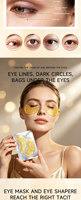 Patchs Masque Contour des Yeux OEM Gold Grid Éclaircissants Anti-Cernes Améliore la Peau Terne Formule Personnalisée Soin de la Peau Marque Privée