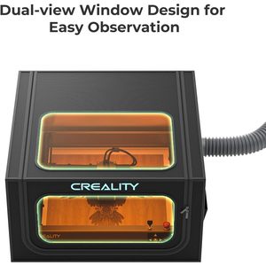 ตู้ครอบเครื่องแกะสลักเลเซอร์ Creality 2.0 ขนาด 25x21x10 นิ้ว ป้องกันไฟและฝุ่น พร้อมช่องระบายอากาศ รุ่น ASIN B0CH1BH7NN น้ำหนัก 3.7 ปอนด์ - Product Image 6