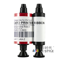 Compatible para impresora MATICA T10 ZT20 cinta monocromática roja R2013 - 1000 impresiones