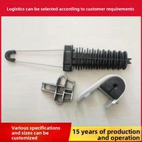 Klem Kabel ADSS, Klem Penahan Tegangan untuk Kabel Serat Optik, Model PA1000/PA1500/PA2000, Grosir dari China
