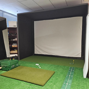 Hot Bán <span class=keywords><strong>Golf</strong></span> Simulator Bao Vây Lưới 10X8 Ft Với HD Tác Động Màn Hình Hiển Thị Cho Trong Nhà Ngoài Trời <span class=keywords><strong>Golf</strong></span> Thực Hành - Product Image 6