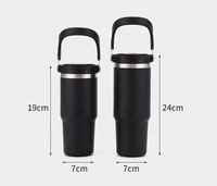Beauchy Nouveau Style 20/30oz Tasses de voiture de voyage en acier inoxydable Gobelet à café sous vide enduit de poudre avec couvercles