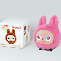 Haut-parleur en peluche intelligent et élégant Curipal avec fonction de réduction du bruit, batterie 18650/1500mAh, taille et couleur personnalisables pour un bureau silencieux