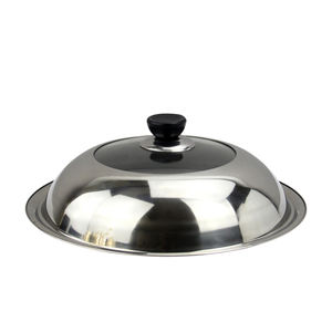 El mejor vendedor cubierta de olla de cocina de acero inoxidable cubierta de wok cubierta de comida - Product Image 4