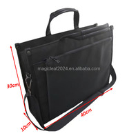 Sac à bandoulière pour ordinateur portable grande capacité avec doublure en tissu de blindage cuivre-nickel, protection anti-hack et anti-ondes électromagnétiques