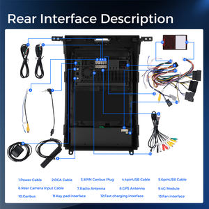 Estéreo para Auto Podofo de 12.1 Pulgadas para Ford F-150 2013 2014, CarPlay y Android Auto Inalámbricos, 4+64G, 8 Núcleos, DSP, 4G LTE, Compatible con Sistema BOSE OEM - Product Image 4