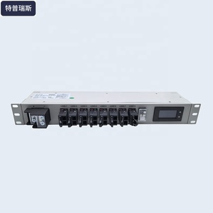 Unidad de Distribución de Energía (DUD) de 19 Pulgadas, 160A de Entrada, 8 Puertos, Salida de 12V/24V/48V, con Pantalla, DCDU-12B, para Montaje en Rack - Product Image 3