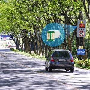 Radar de Detección de Velocidad Montable en Carretera de 24 GHz para Advertencia de Velocidad de Conductor en Intersecciones y Curvas - Product Image 5