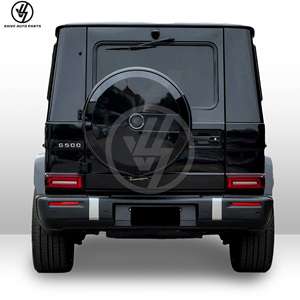 ชุดแต่งตัวถังรถยนต์รุ่นใหม่ W463 อัพเกรดเป็น W465 สำหรับ G Wagon G63 G500 G550 ปี 2000-2018 ผลิตจากวัสดุ PP+คาร์บอนไฟเบอร์แห้ง ประกอบด้วยกันชน ฝากระโปรง และบังโคลน - Product Image 5