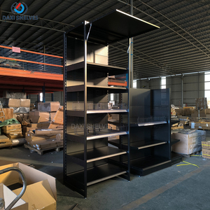 Wall Mounted <strong>Metal</strong> <strong>Pegboard</strong> Shelves Slatwall Display Shelf Supermarket Display Shelves - Product Image 6