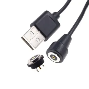 Conector magnético 3a, seguro de qualidade, alta corrente, personalização, cabo de carregamento magnético usb, conector de pino pogo