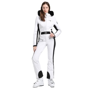 Combinaison de neige vintage une pièce pour femmes à la mode Softshell tissu extensible vêtements de <span class=keywords><strong>Ski</strong></span> combinaison confortable avec <span class=keywords><strong>pantalon</strong></span> vestes - Product Image 2