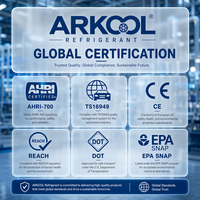 Gas Refrigerante ARKOOL R1233zd con 99.9% de Pureza para Enfriador Líquido AI, Mejor que R123, Certificado DOT, CE, REACH