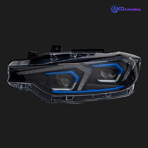 AKD Lampe frontale de style de voiture pour BMW F30 Lentille de projecteur de phare LED F31 <span class=keywords><strong>318i</strong></span> 320i 323i 325i 330i 335i DRL Signal Pièces automobiles - Product Image 5