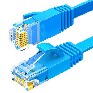 <span class=keywords><strong>Cable</strong></span> de Red SAMZHE Cat6 UTP Plano de Cobre Puro de 1.5mm, <span class=keywords><strong>Cable</strong></span> Ethernet para <span class=keywords><strong>Internet</strong></span>, Cat6 con Conector RJ45 Chapado en Oro, <span class=keywords><strong>Cable</strong></span> de Conexión Cat6 de 32AWG - Product Image 1