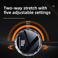 Kabel Data Pengisian Cepat 3in1 Tipe-C yang Dapat Ditarik dengan Selubung PVC dan Konduktor Tembaga Murni untuk Ponsel (Android 100W)