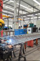 Plateforme en treillis d'acier préfabriquée moderne, surface antidérapante, prix direct usine