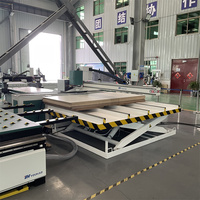 YOUHAOCNC Machine de fraisage CNC à nesting ATC pour le travail du bois, robuste, 1530, fabrication de meubles, broche Syntec 9KW, lubrification automatique