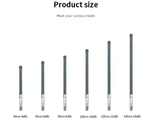 Frp Беспроводная 915 МГц Lora 2,4 г/5,8 Г 5dbi 15dbi Двухдиапазонная Стекловолоконная антенна связи Wi-Fi антенна - Product Image 3