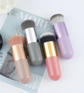 Flat Top Foundation Brush Portable Single Cosmetic Makeup Brush Private Logo - Product Image 6