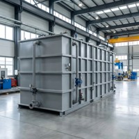 Machine de traitement des eaux usées de tannerie à haute concentration, station d'épuration des eaux usées intégrée avec membrane MBR pour l'usine de cuir