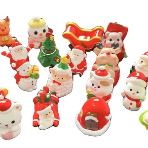 Sacs surprise de Noël, poupées miniatures, figurines de Père Noël, bonhommes de neige, rennes, décorations pour enfants, jouets, cadeaux, prix, objets de collection 3D - Product Image 4