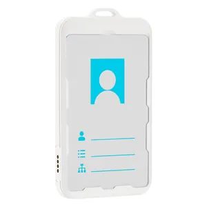 최고 가격 매끄러운 디자인 슬림 ID 카드 4G GPS 추적기 SOS 고령 학생 직원 직원을위한 세 가지 다른 휴대 전화 번호로 전화
