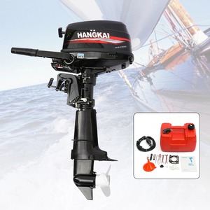 Moteur hors-bord Hangkai 123cc 4 temps à refroidissement par eau, arbre court, essence, 6,5 CV, économique - Product Image 2