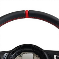 Volant en cuir noir avec surpiqûres, le plus populaire pour Volkswagen, pour VW California Passat Jetta Golf MK7