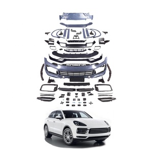 Accessoires de voiture, pare-chocs, feux de jour, 9Y0.1 9YB, kit carrosserie style <span class=keywords><strong>Turbo</strong></span>+TKT pour <span class=keywords><strong>Porsche</strong></span> <span class=keywords><strong>Cayenne</strong></span> Coupé 2018+ - Product Image 1