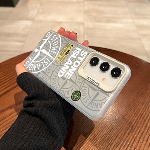 เคสโทรศัพท์มือถือรุ่นใหม่ยอดนิยม <span class=keywords><strong>สี</strong></span><span class=keywords><strong>เงิน</strong></span> IMD PC+TPU ลายเกาะ สำหรับ Samsung S24 Ultra S25 Ultra S23 S22 จากแบรนด์ Stone Label Fashion - Product Image 5