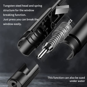 Coupe-ceinture de sécurité portable pour <span class=keywords><strong>voiture</strong></span> et marteau de sécurité pour brise-vitre - Product Image 6