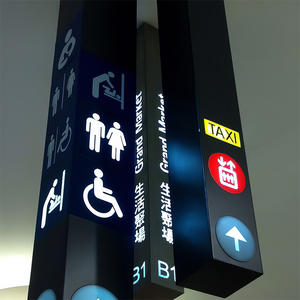 Señalización de búsqueda de caminos de aluminio Directorio exterior Señal de búsqueda de caminos - Product Image 1