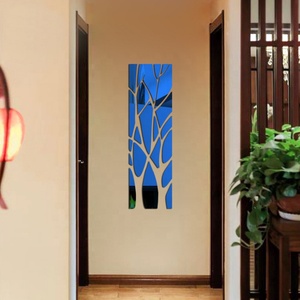 Autocollant mural 3D <span class=keywords><strong>branche</strong></span> <span class=keywords><strong>d</strong></span>'<span class=keywords><strong>arbre</strong></span> pour miroir <span class=keywords><strong>D</strong></span>écoration intérieure autocollant mural en acrylique Autocollant mural étanche auto-adhésif pour surface de miroir - Product Image 6