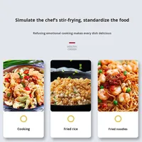 Robot de cuisine intelligent à tête unique Équipement de cuisine commercial entièrement automatique pour le riz frit directement du fabricant